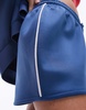 Topshop sporty pictot running shorts in mid blue - part of a set