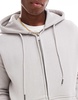 Bershka washed zip up hoodie tracksuit in gray