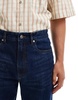Another Influence washed relaxed straight leg jeans in indigo blue