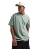 ASOS DESIGN relaxed t-shirt in green fabric with celestial back print