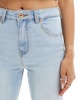 Bershka high waist skinny jeans in light wash blue