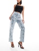 Amy Lynn Lupe pants in sequin embellished denim effect