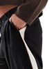 ASOS DESIGN Curve tailored relaxed pants with contrast piping in black