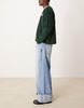 ASOS DESIGN super baggy fit jeans with turn up hem