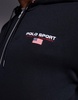 Polo Ralph Lauren Sports Capsule logo zip up hoodie in black