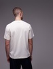 ARKET heavy weight jersey t-shirt in off white