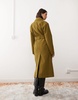 Miss Selfridge belted wrap formal coat in khaki