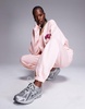 Weekend Collective bubble graphic cuffed sweatpants in pink - part of a set