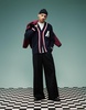 ASOS DESIGN smart baggy fit pants with front pleats in black