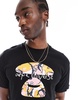 Aape by A Bathing Ape logo chest t-shirt in black