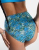 Monki high waisted floral bikini bottoms in blue floral - part of a set