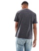 Another Influence acid wash oversized t-shirt in black