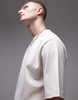 ARKET heavyweight jersey oversized T-shirt in off white