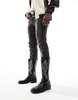ASOS DESIGN chelsea boots in black with square toe