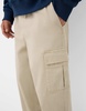 Bershka cargo pants in sand