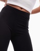 ARKET super stretch jersey close fit leggings in black