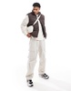 Jack & Jones puffer vest in brown