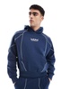 Bershka piped hoodie in blue - part of a set