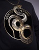 Armani Exchange lunar capsule snake sweatshirt in black