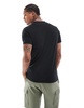 Emporio Armani Bodywear 2-pack crew neck tees with logo branding in black