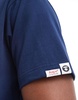 AAPE by A Bathing Ape embossed logo T-shirt in navy