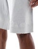 Bershka washed short in light gray - part of a set