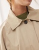 Weekday Nara oversized car coat in beige