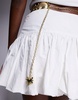 South Beach hammered heart belt in gold