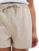ASOS DESIGN tailored pull on short in sand stripe