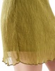 Pieces woven sheer plisse mini skirt in green - part of a set