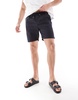 Brave Soul chino shorts with drawstring waist in navy