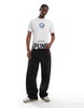 Aape By A Bathing Ape motif back print t-shirt in gray