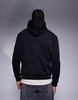 Armani Exchange lunar capsule snake hoodie in black