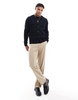ASOS DESIGN knitted cardigan in navy - part of a set