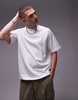 ARKET heavyweight jersey oversized T-shirt in white