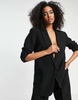 ASOS EDITION oversized longline blazer in black