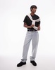 ARKET jersey t-shirt in black