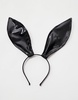 Ann Summers Halloween vinyl bunny ears headband in black