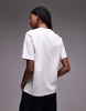 ARKET heavyweight jersey boxy T-shirt in white