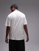 Topman oversized fit t-shirt with Tokyo street print in washed stone