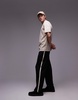 Topman oversized fit t-shirt in stone