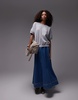 ARKET soft terry sweatshirt with short sleeves in heather gray