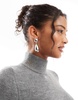 Bershka high neck sweater in gray