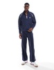 Bershka piped track jacket in blue - part of a set