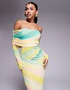 AFRM Thelma off the shoulder maxi dress