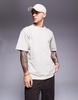 BOSS Orange Te_Dye tonal logo overdye t-shirt relaxed fit in beige