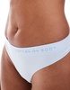 Cotton On seamless high cut G-string briefs in baby blue - part of a set