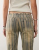 Edikted Eternity 70s pinstripe flared jeans in sand wash