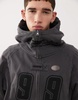 Aape By A Bathing Ape motocross style hoodie in washed dark gray