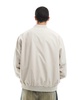 Jack & Jones oversized bomber jacket in cream